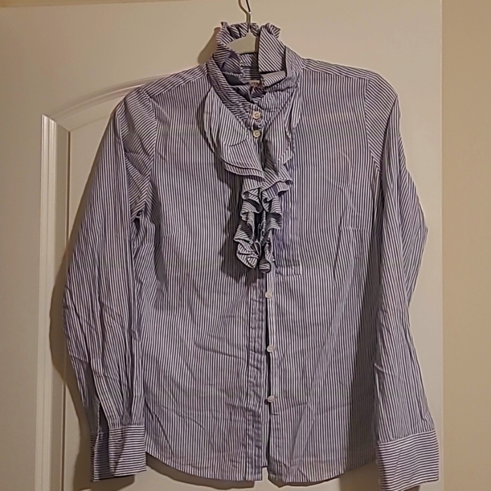 J. Crew size 2 ruffle top